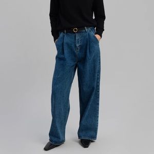 Frankie Shop Isabella Denim Pants Medium Wash NWT